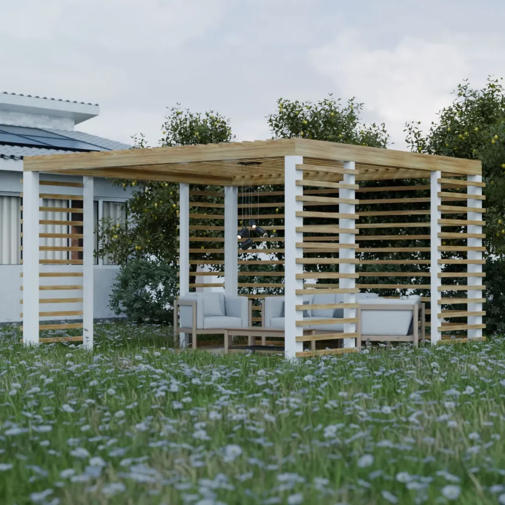 Pergola drewniana